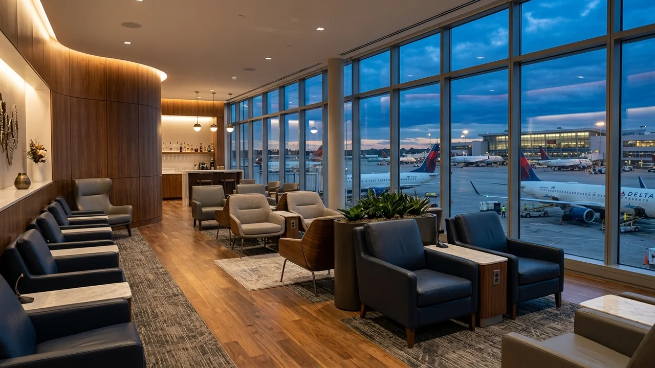 Delta Sky Club at Atlanta Airport