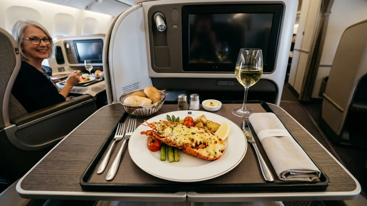 Singapore Airlines Book the Cook lobster thermidor