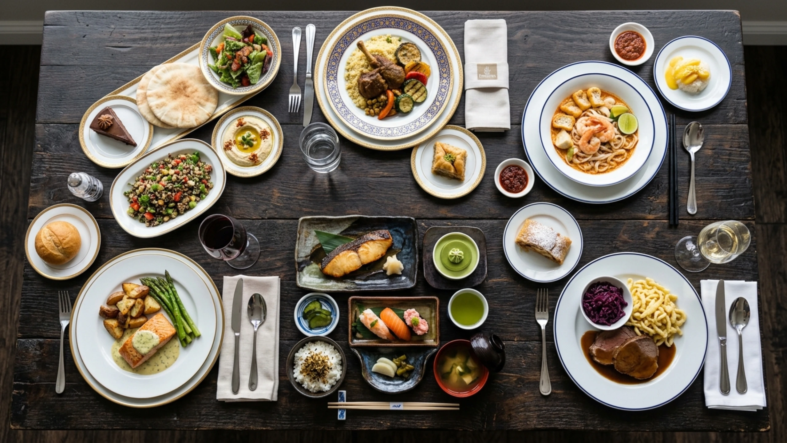 Best Business Class Dining in the Sky 2026: Airlines Ranked by Food & Wine