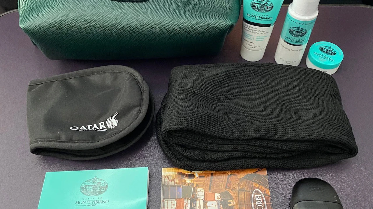 Qatar Airways Diptyque bespoke amenity kit