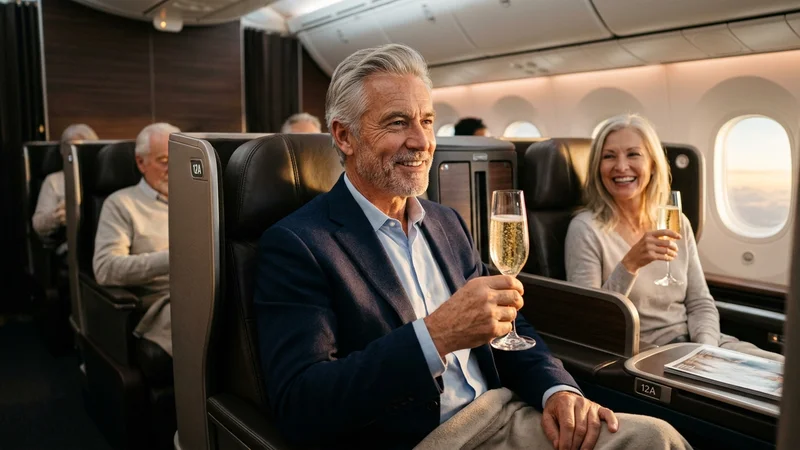 Luxury business class cabin