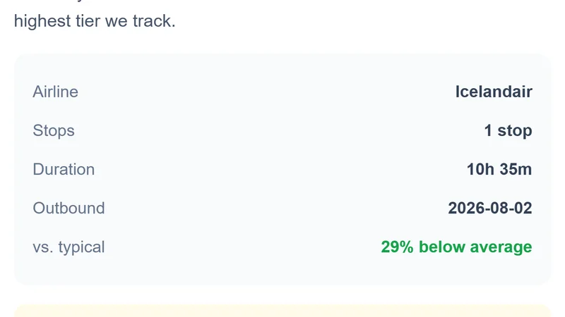BusinessClassSignal exceptional deal alert email showing a 9.2/10 scored deal for ORD to Paris at $1,780 with full deal details
