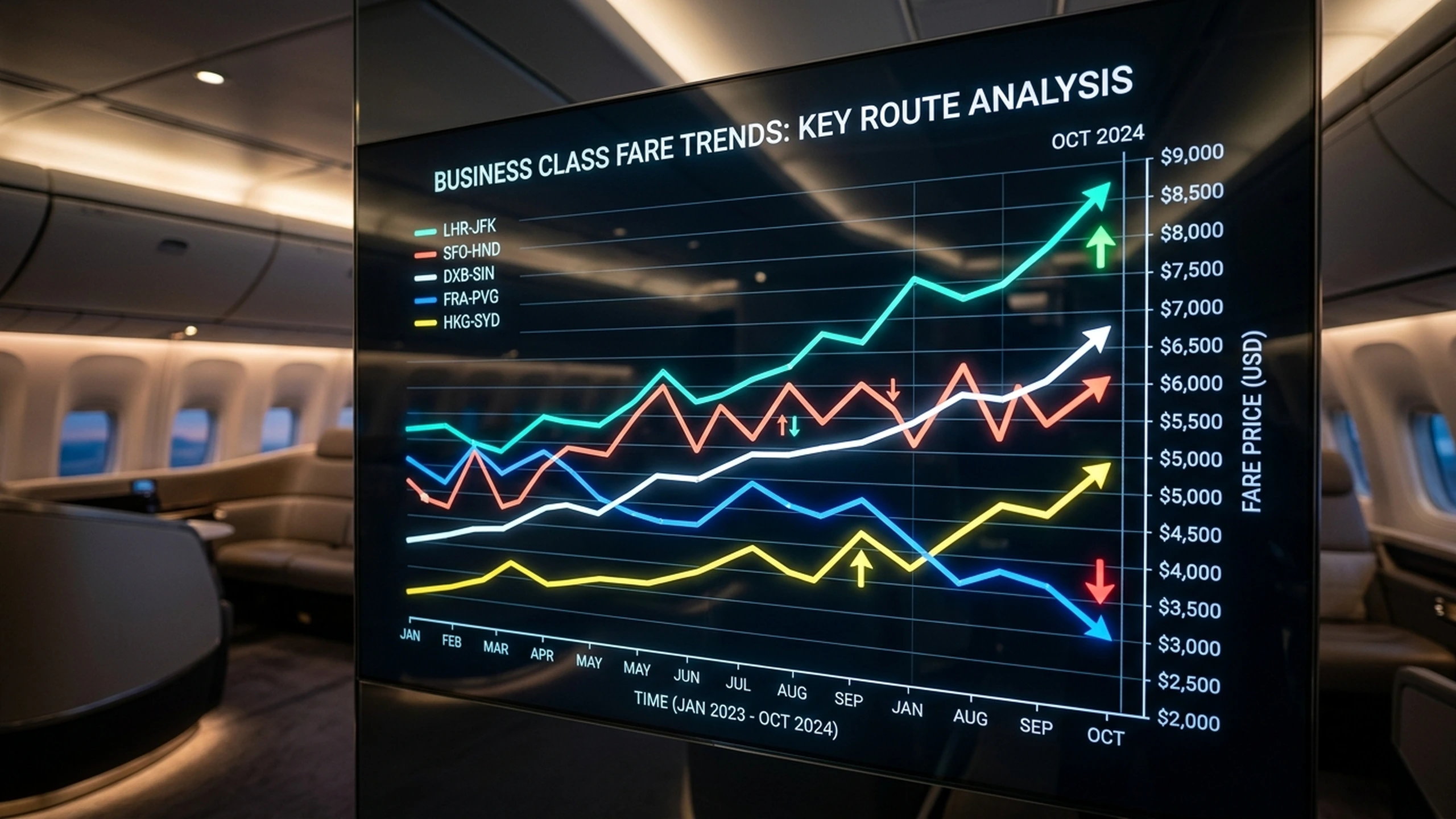 Business Class Price Trends 2026: Where Fares Are Heading & How to Stay Ahead