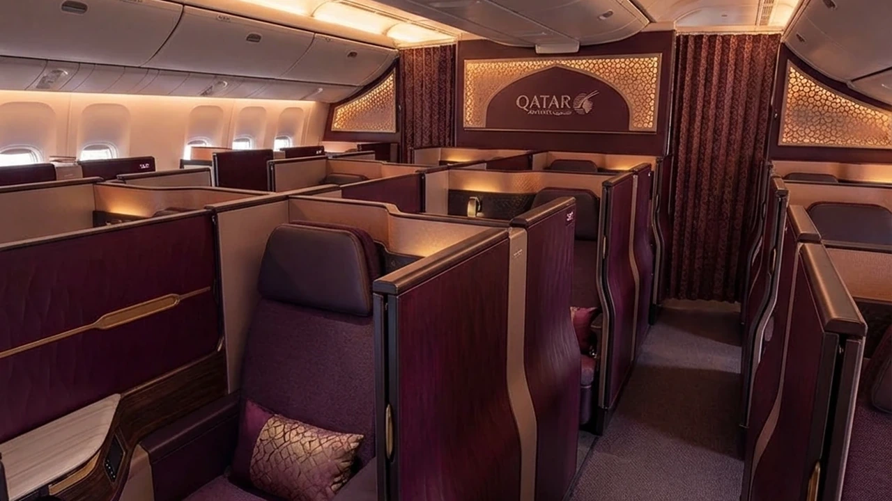 Qatar Airways Qsuite private business class suite