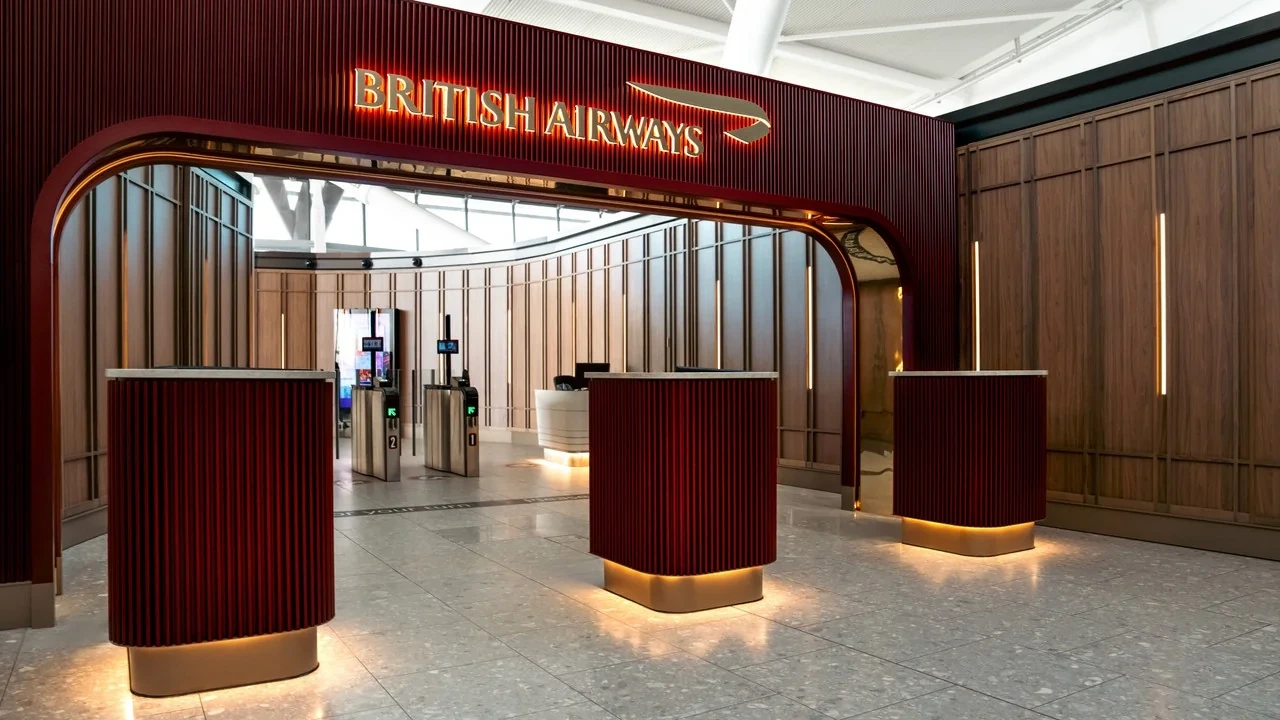 British Airways Galleries Club Lounge at London Heathrow