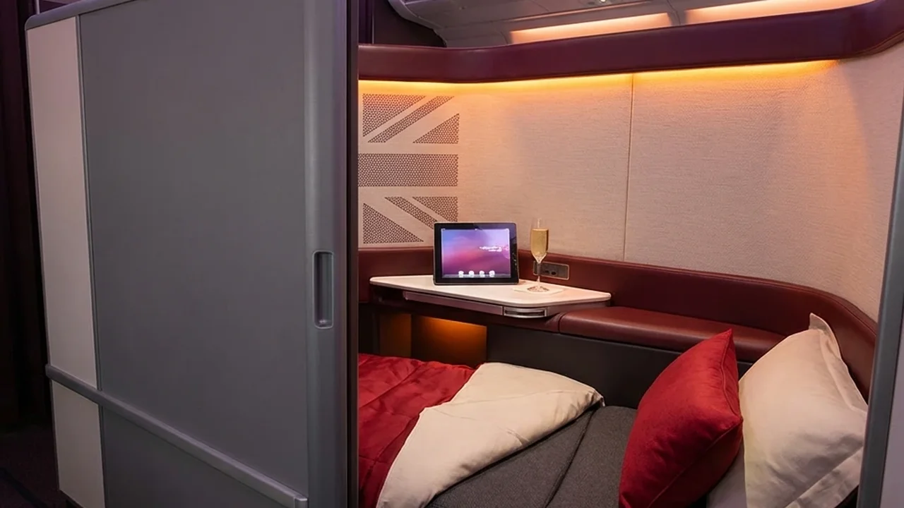 Virgin Atlantic cabin