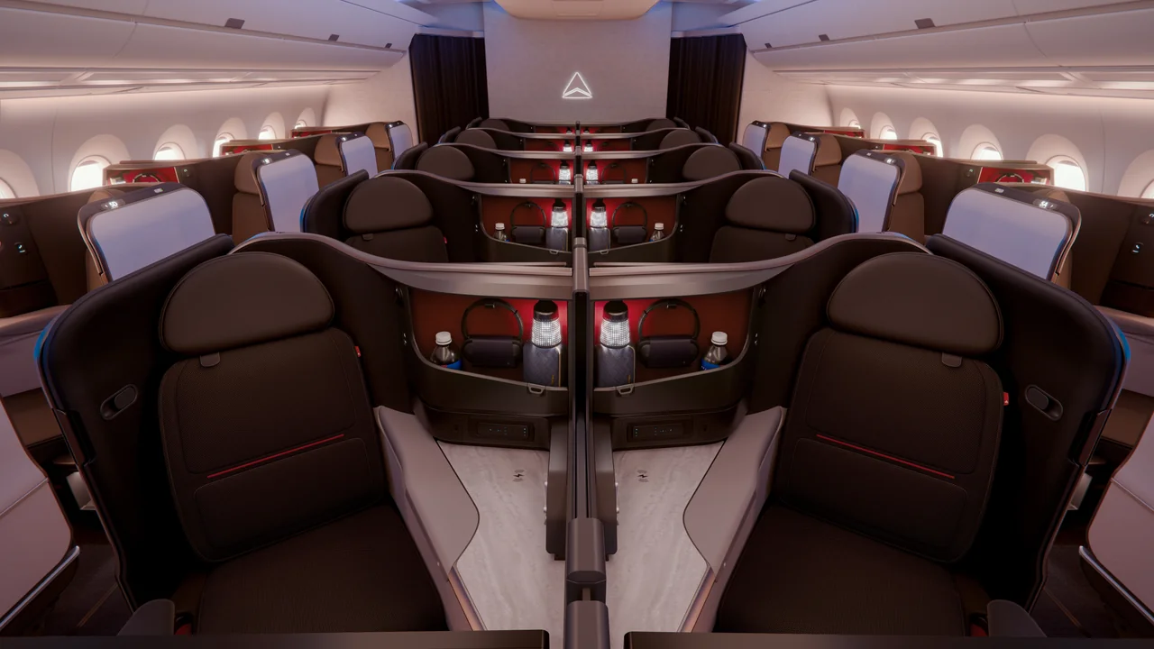 Seat details of Delta One Suite Review 2026: America's Best Domestic-Carrier Business Class?