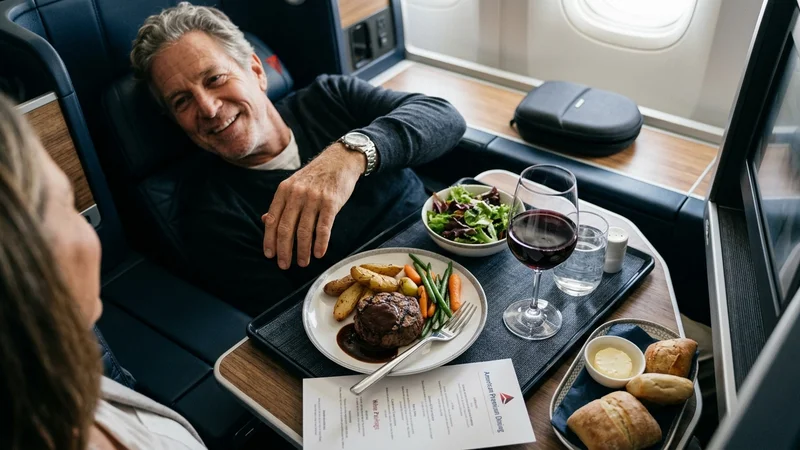Main course on Delta One Suite Review 2026: America's Best Domestic-Carrier Business Class?