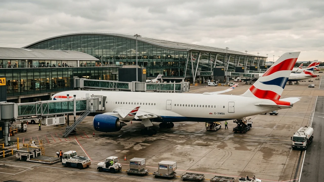 London Heathrow Airport Terminal 5 widebody gates