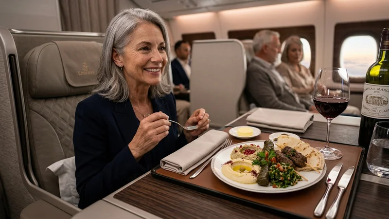 Main course on Emirates Business Class Review 2026: Is the Hype Still Justified?