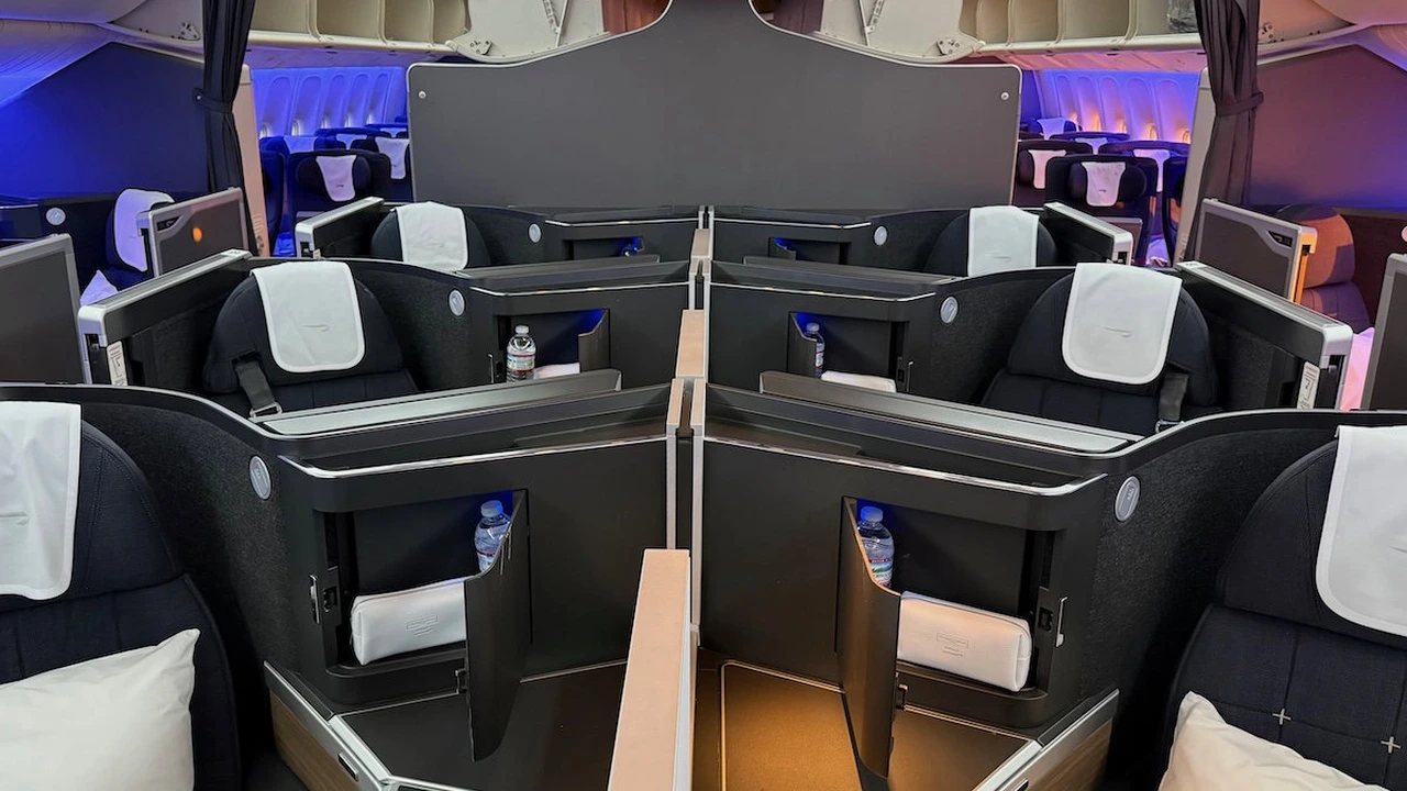 British Airways Club Suite business class cabin