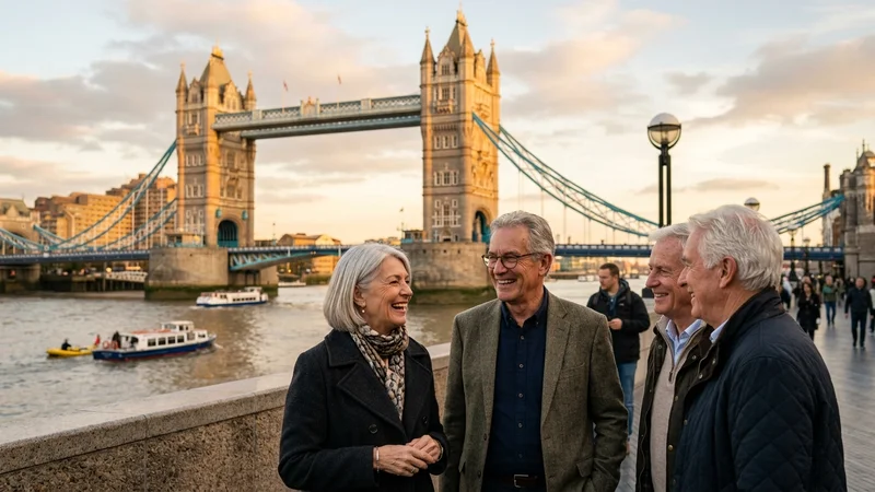 London landmarks (Tower Bridge or Big Ben)