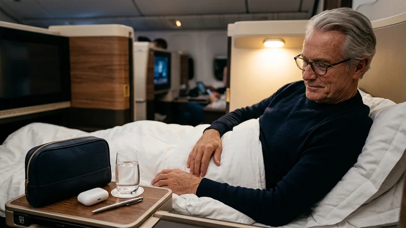 Business class amenities