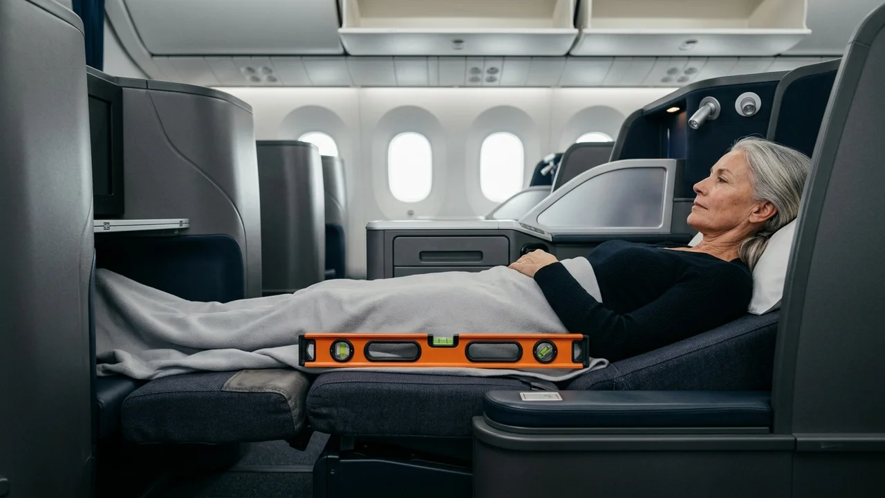 Luxury business class bedding