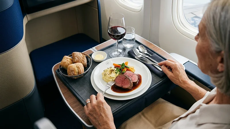 Main course on Lufthansa Allegris Business Class Review: The Long-Awaited Upgrade (2026)
