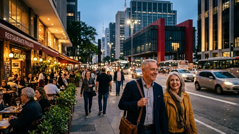 Street scene near Paulista Avenue