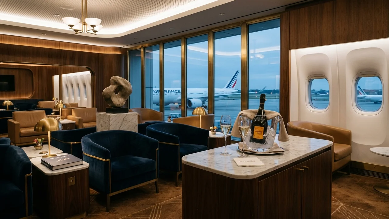 Air France Salon Première lounge at JFK