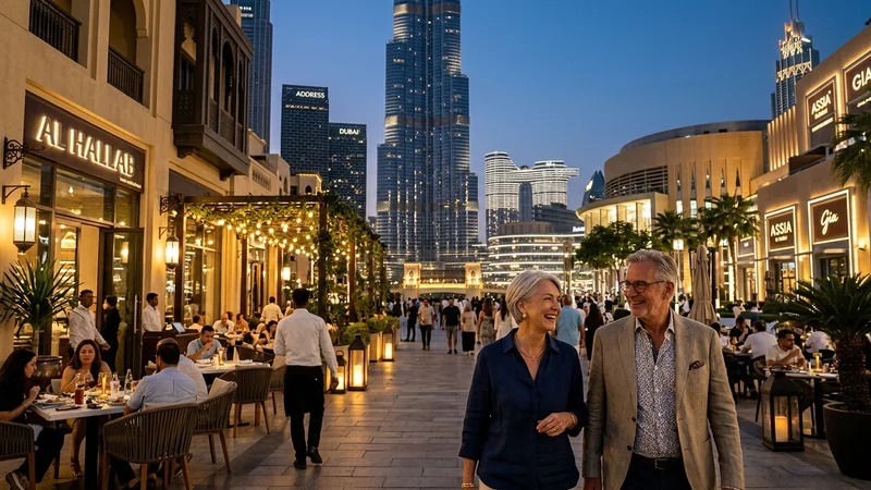 Street scene near Burj Khalifa