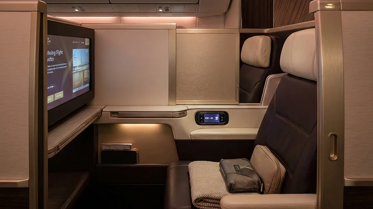 Etihad cabin