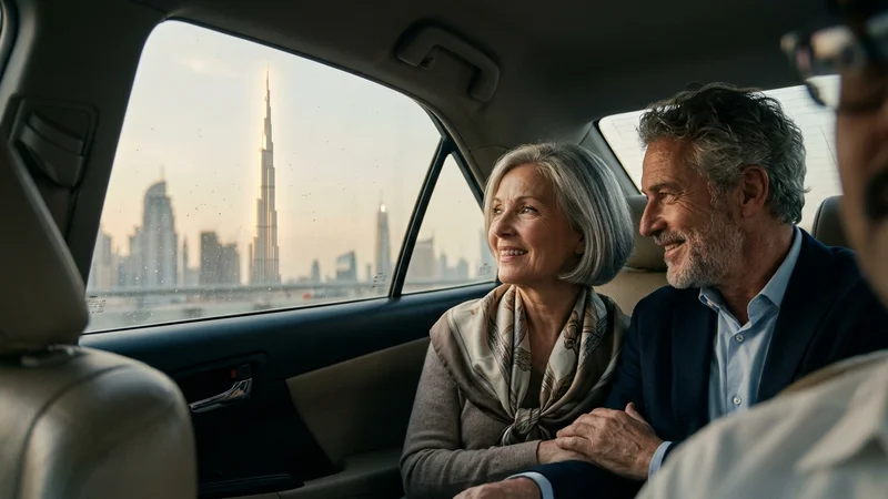 Arrival at Burj Khalifa