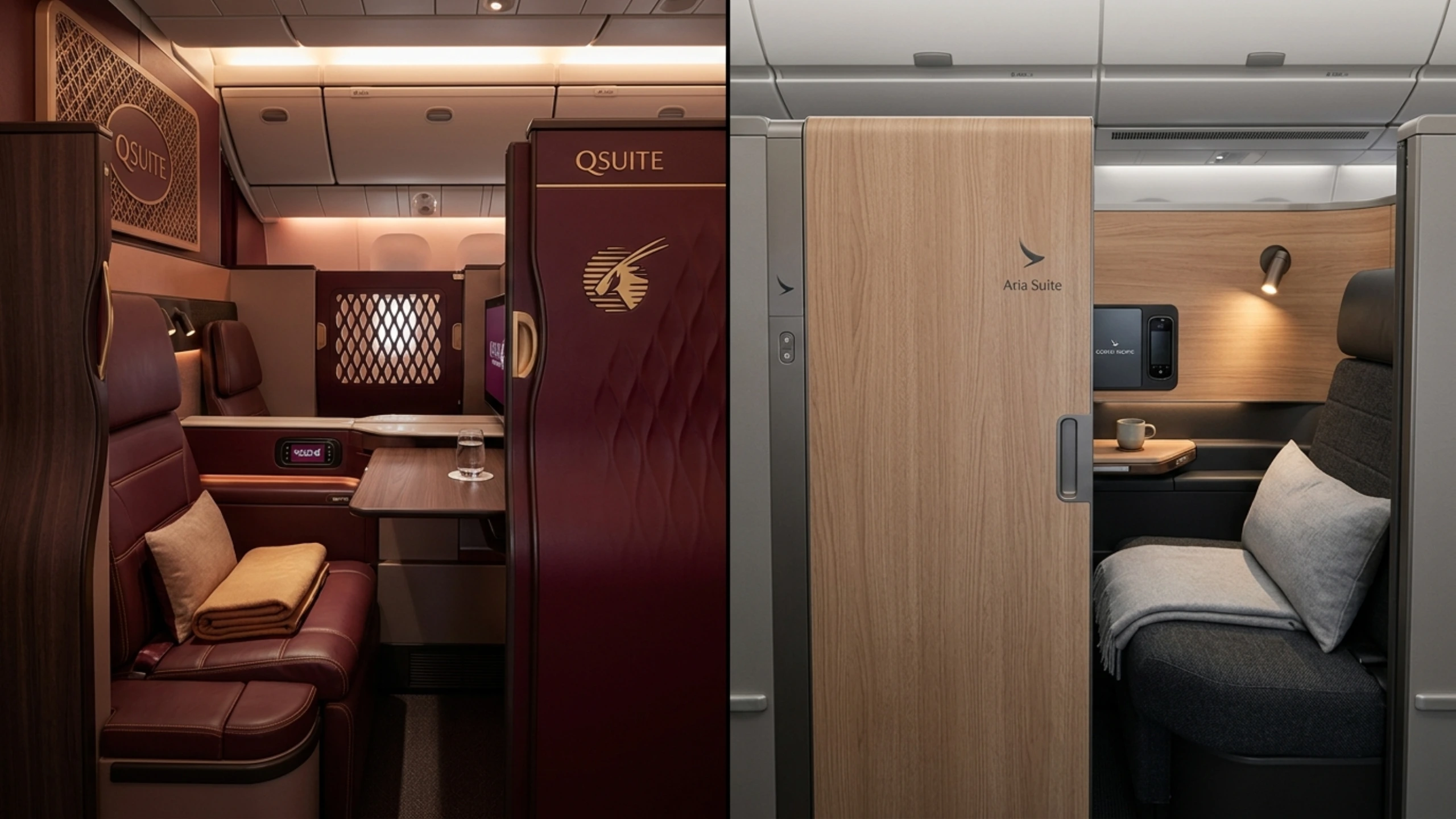 Qatar QSuite vs Cathay Pacific Aria Suite: Which Door Suite Wins? (2026)