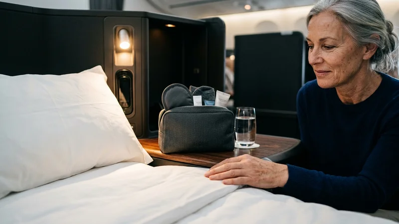 Business class amenities