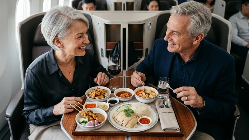Business class Singaporean hawker cuisine elevated